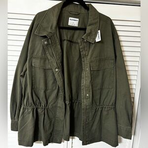 Olive green army jacket!